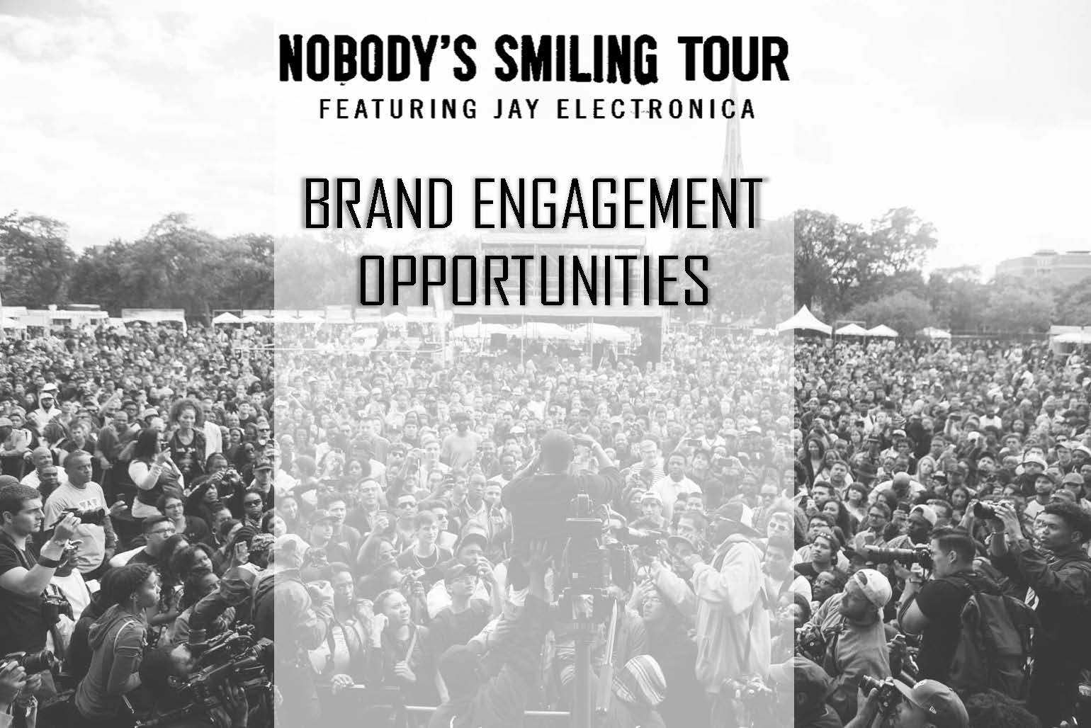 Nobody's Smiling Tour Brand Engagement Deck Cover