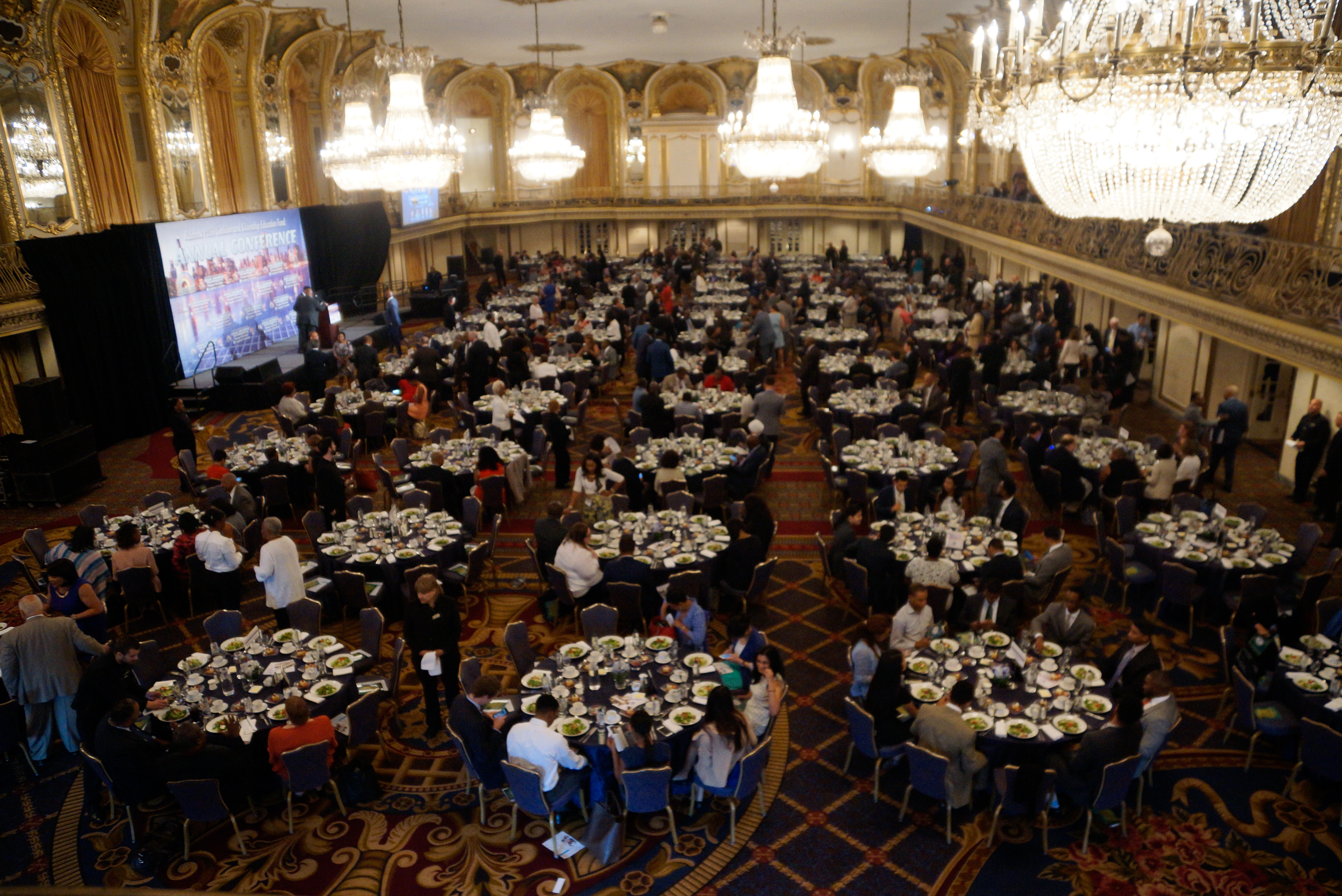 PUSH International Convention grand ballroom with hundreds of round tables